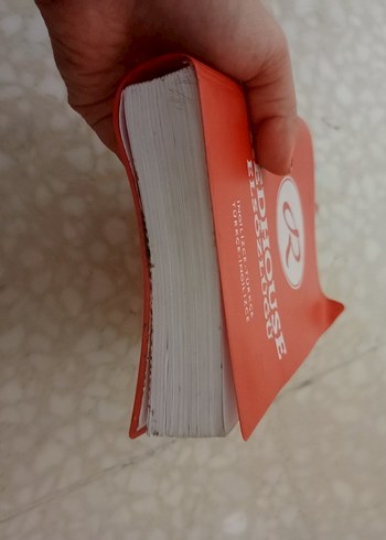 Kırmızı ingilizce büyük boy el sözlüğü - Görsel 4