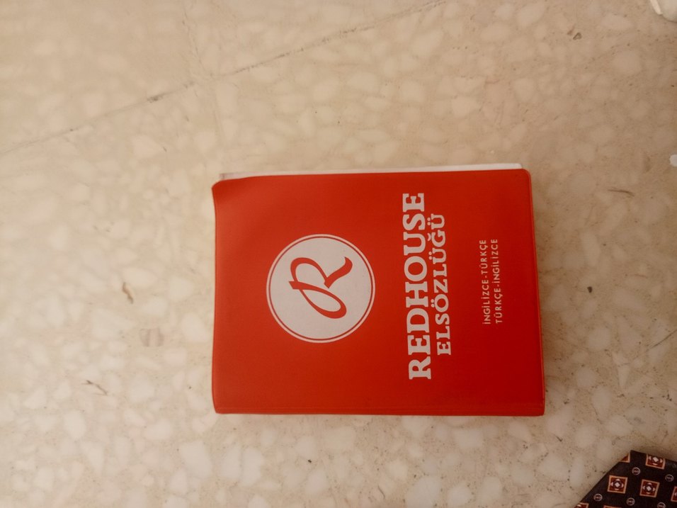 Kırmızı ingilizce büyük boy el sözlüğü - Görsel 2