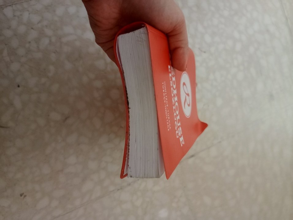 Kırmızı ingilizce büyük boy el sözlüğü - Görsel 4