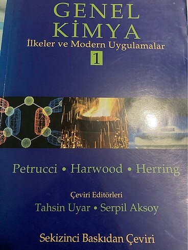 Kimya 1- İlkeler be Modern Uygulamalar (Sıfır kitap)
