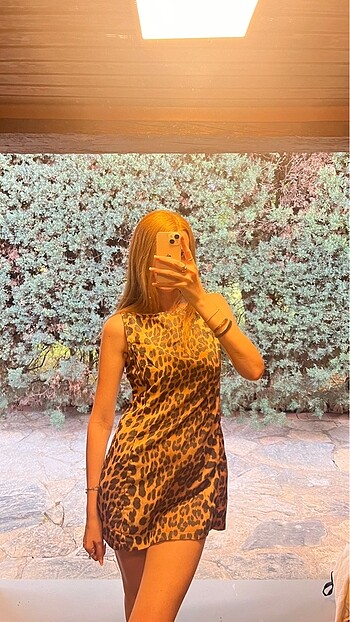 Leopar elbise