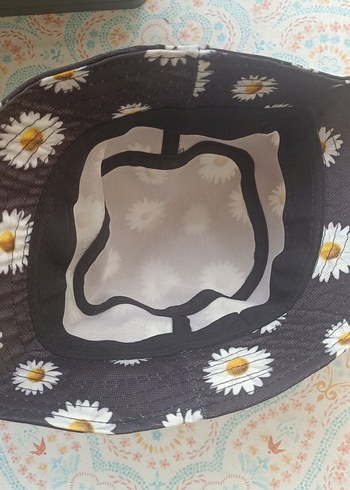 Diğer Papatya Desenli Balıkçı Şapkası