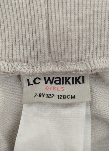 7 Yaş Beden ten rengi Renk LCW Kız Çocuk Eşofman Altı