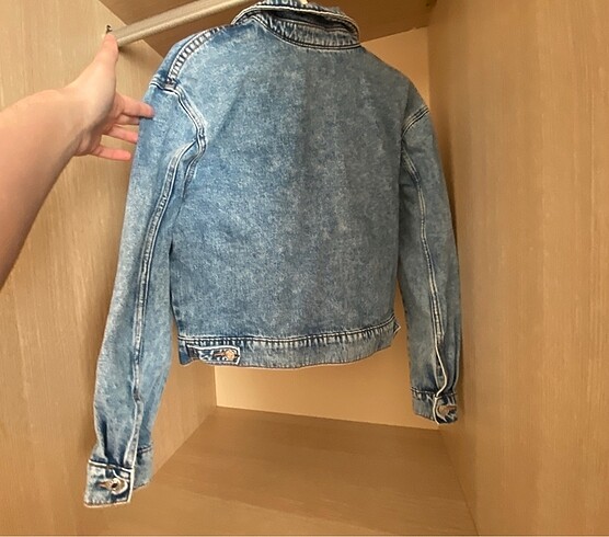 s Beden mavi Renk Mango cepli denim ceket