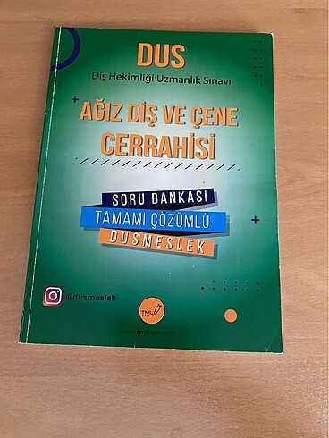 Dusmeslek Cerrahi Soru kitabi
