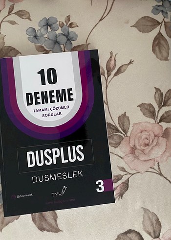 Dusplus 3 Deneme Sınavı Kitabi