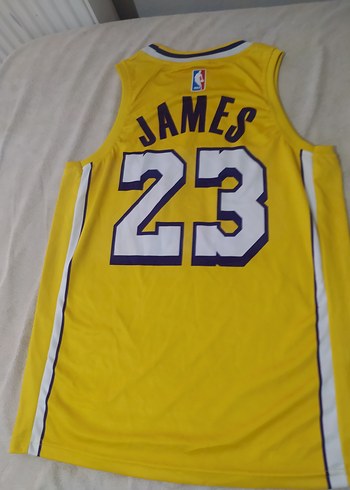 Sarı Lakers 23 Numaralı Erkek Atlet - Görsel 2