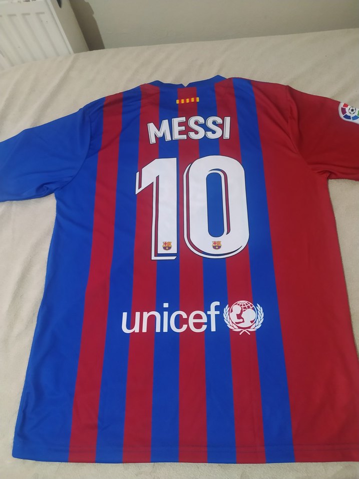 FC Barcelona Erkek Kırmızı Mavi Forma - Görsel 3