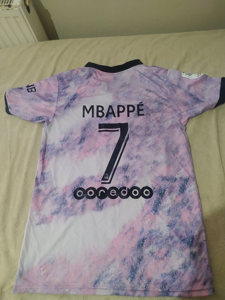 Pembe Batik Desenli Erkek Spor Tişört - Görsel 2