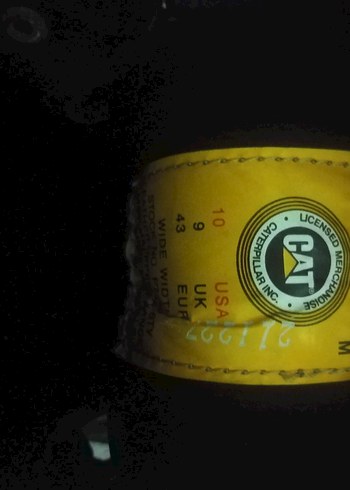 Orijinal CAT marka, 43 numara bot.
Az kullanılmış, - Görsel 4