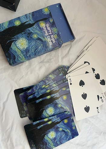 Yıldızlı Gece Temalı Oyun Kartları - Görsel 3
