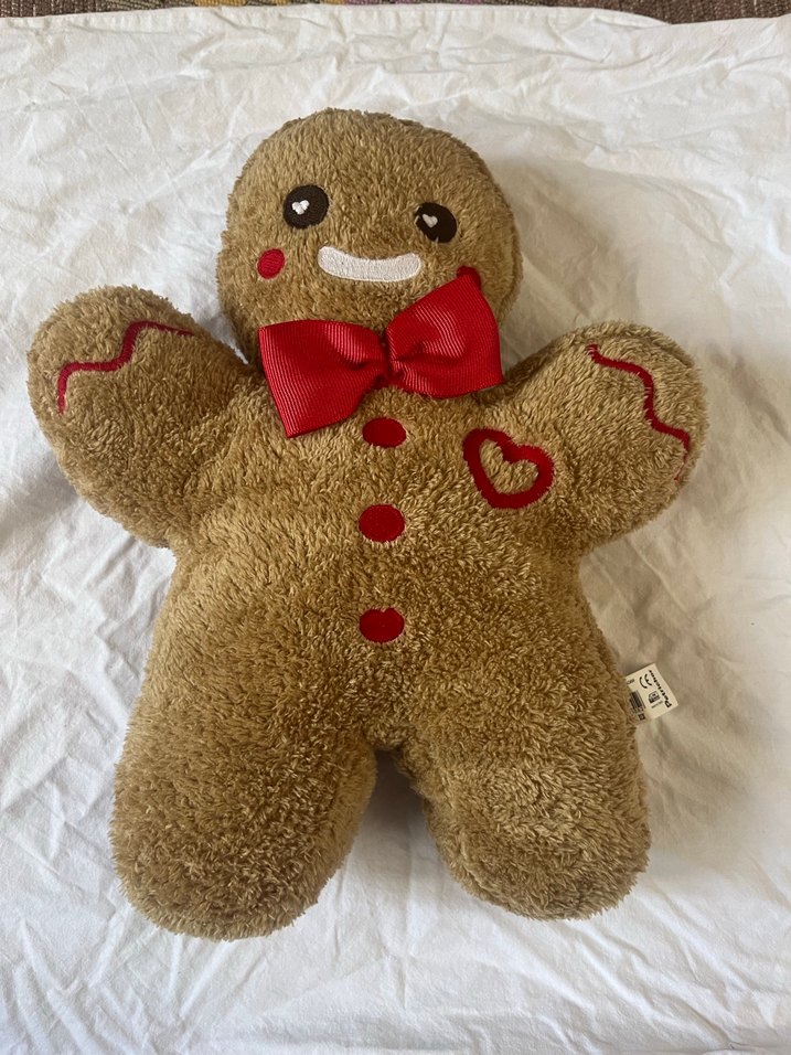 Kahverengi Kurabiye Adam Peluş Oyuncak - Görsel 2