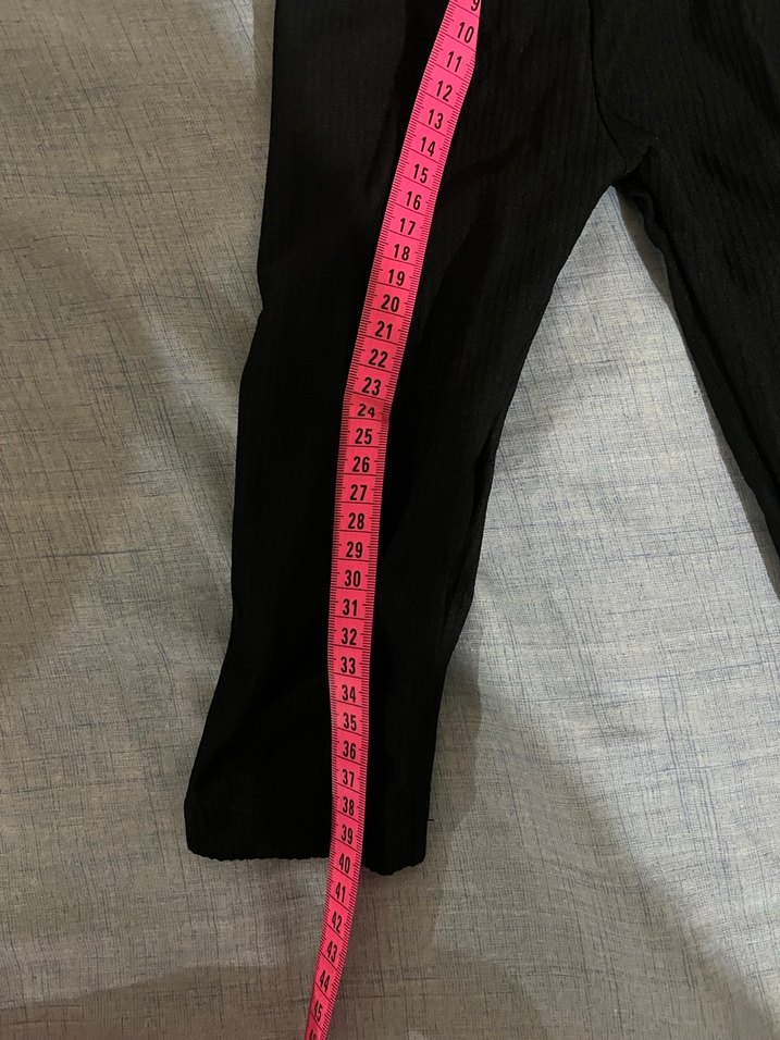 Kız Çocuk Siyah Sade Tayt - Görsel 2