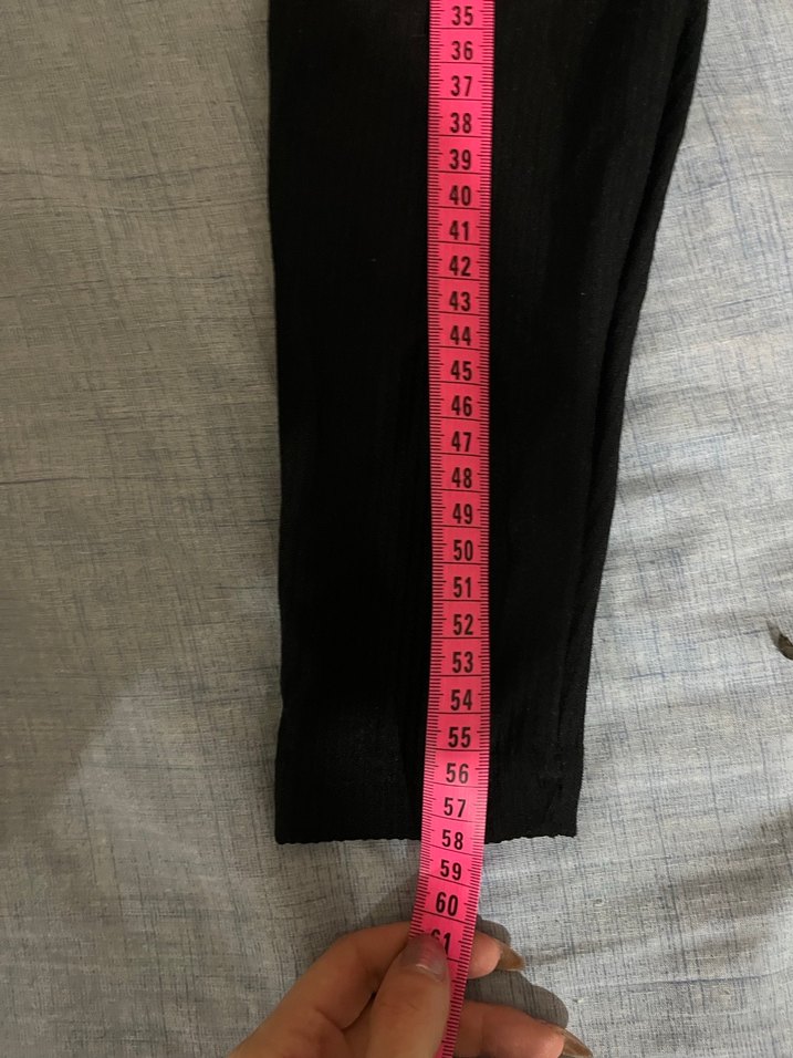 Kız Çocuk Siyah Dar Kesim Tayt - Görsel 2