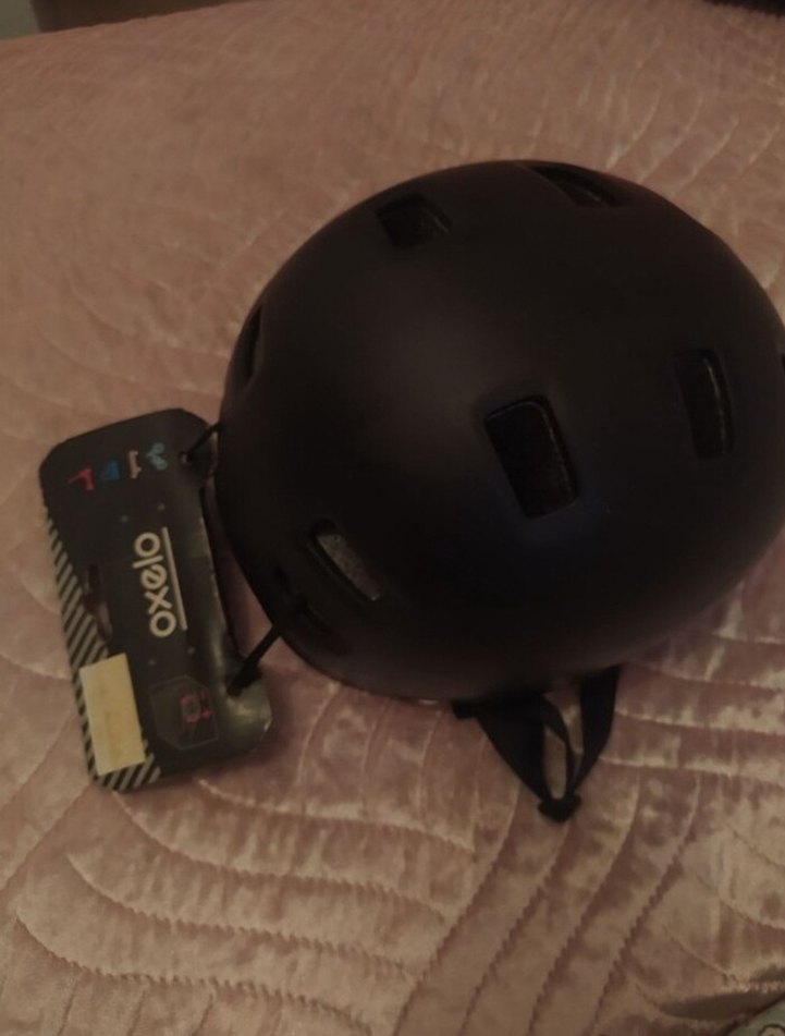 Siyah Buckled Biker Kask - Oxelo - Görsel 2