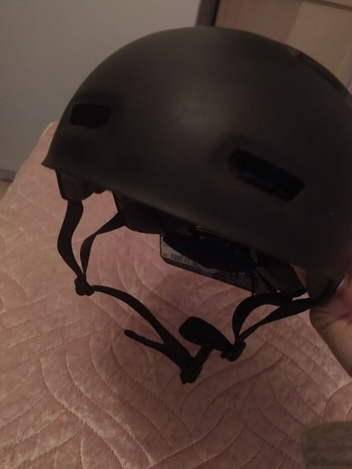 Siyah Buckled Biker Kask - Oxelo - Görsel 3