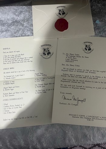 Harry Potter Mektup - Görsel 2