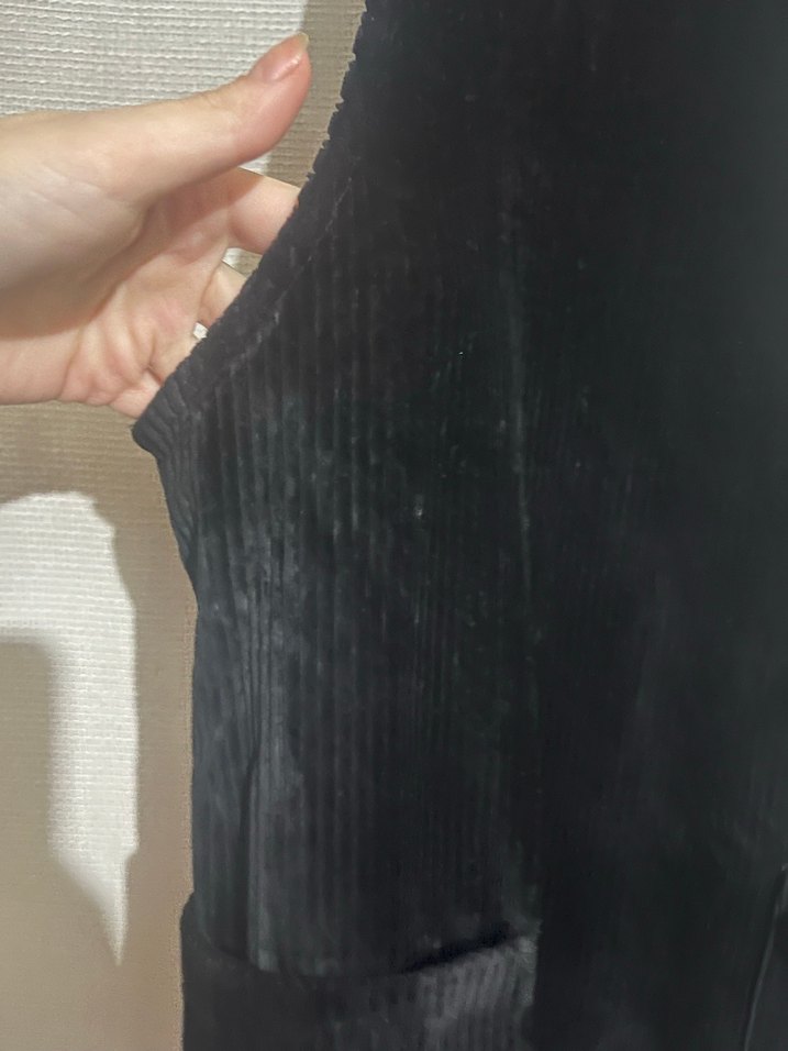 Kemerli Siyah Midi Kısa Tulum - Görsel 3