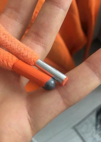 Turuncu Kapüşonlu Oversize Sweatshirt - Görsel 2