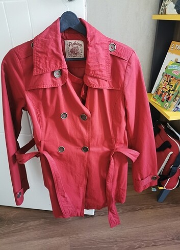 Trençkot boyner bayan - Görsel 5