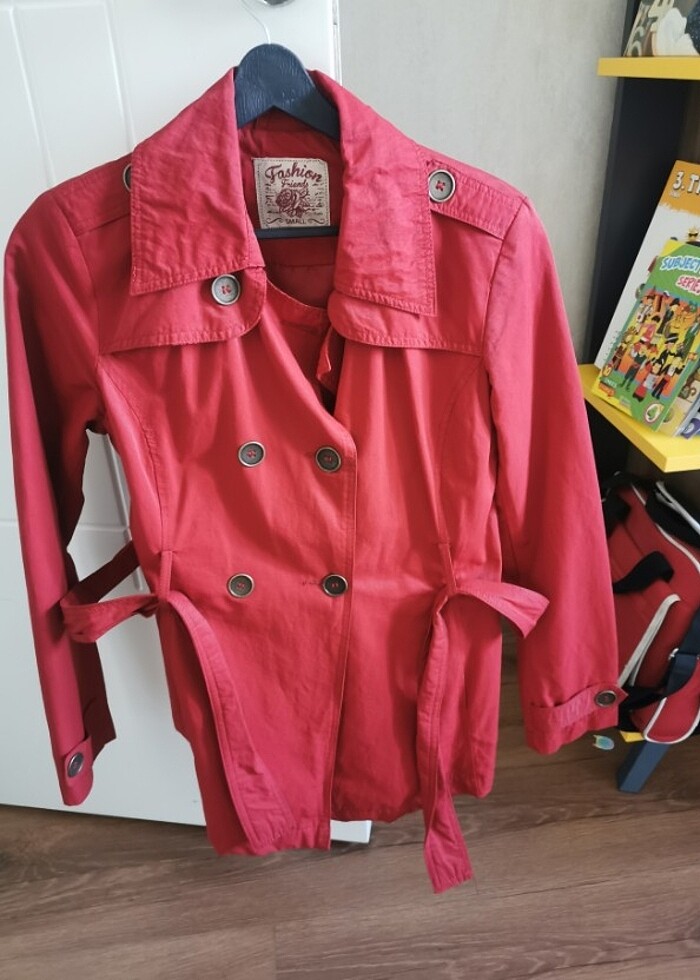 Trençkot boyner bayan - Görsel 5