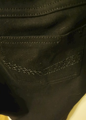 Siyah Fermuarlı Kadın tayt Pantolon 38 beden full likralı - Görsel 6