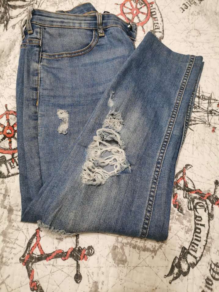 H&M 38 beden Kadın Midi Kot Pantolon - Görsel 2