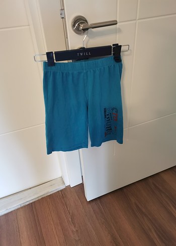 Erkek Çocuk Koyu Mavi penye Şort - Görsel 2