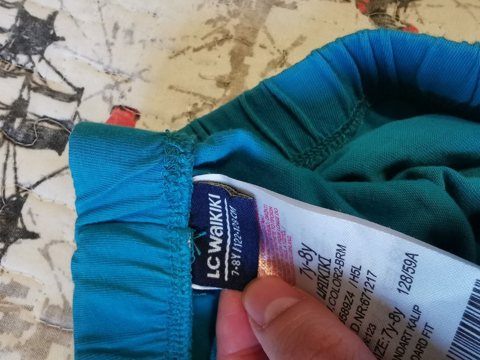 Erkek Çocuk Koyu Mavi penye Şort - Görsel 4