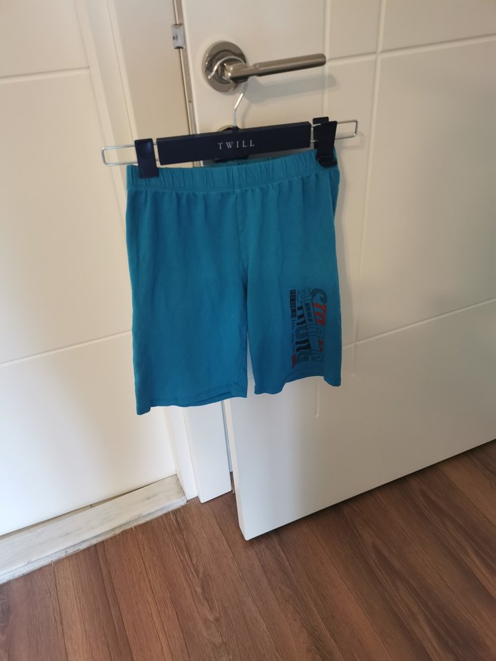 Erkek Çocuk Koyu Mavi penye Şort - Görsel 2