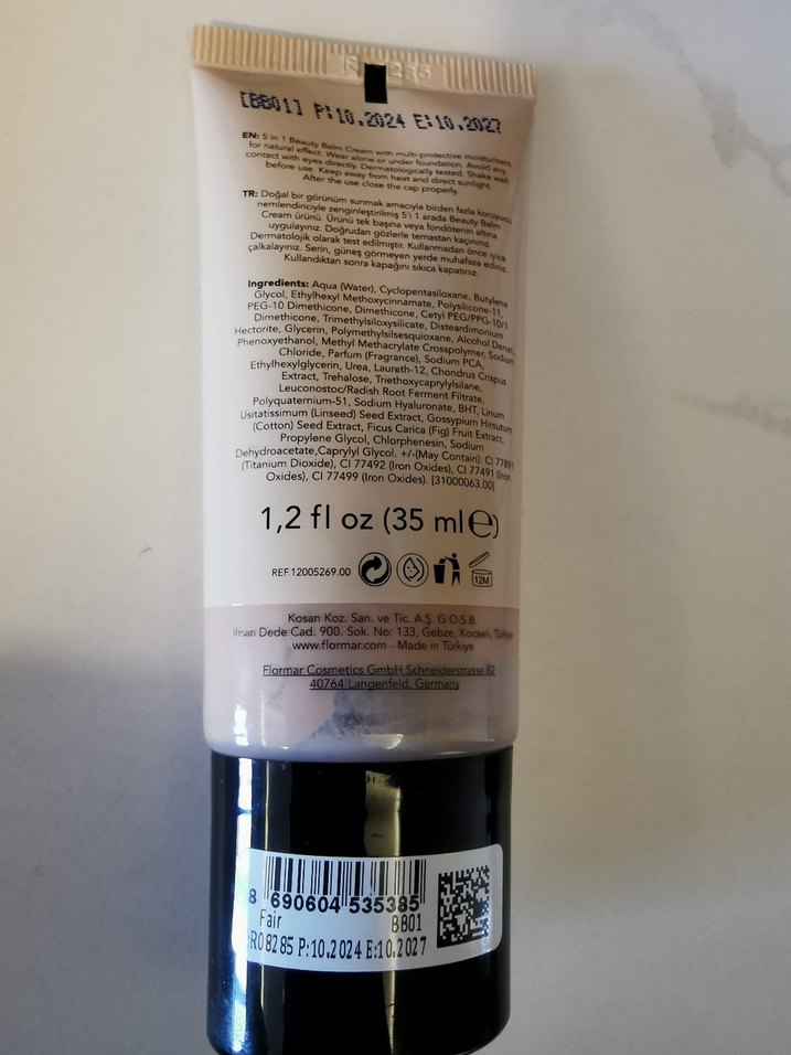 Flormar BB Krem SPF 20 Bej mat - Görsel 3