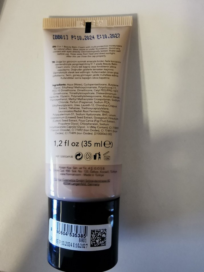 Flormar BB Krem SPF 20 Bej mat - Görsel 2