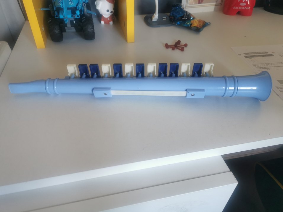 Mavi ve Beyaz melodika vardem marka - Görsel 2