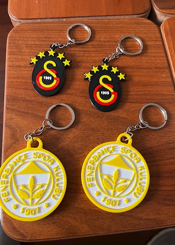 Fenerbahçe Renkli Anahtarlık Seti 3d