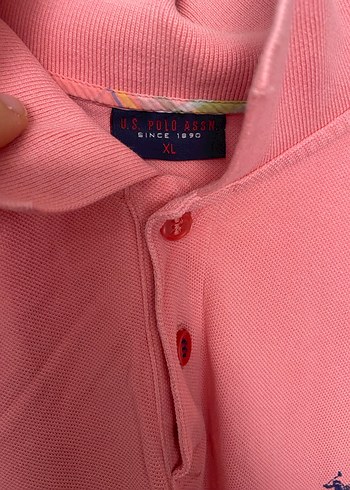 Erkek Pembe Kısa Kollu Polo Tişört - Görsel 2