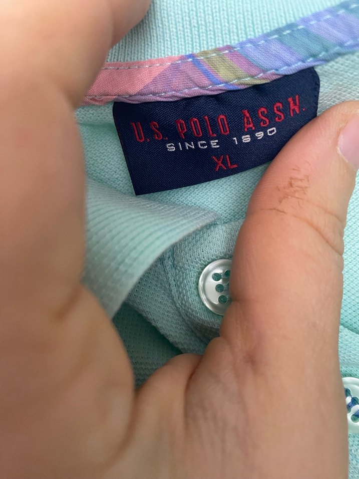 Turkuaz Düğmeli Erkek Polo Tişört - Görsel 2