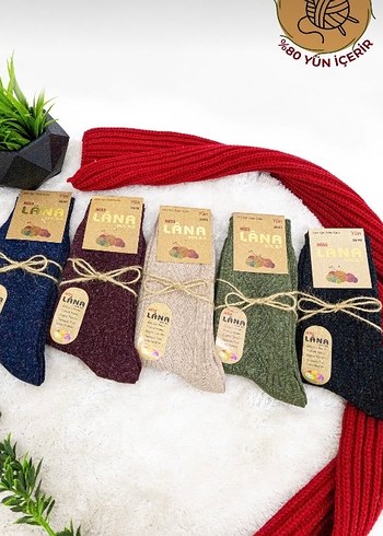 Renkli Nakışlı Kısa Kadife Çorap 5 Çift - Görsel 2