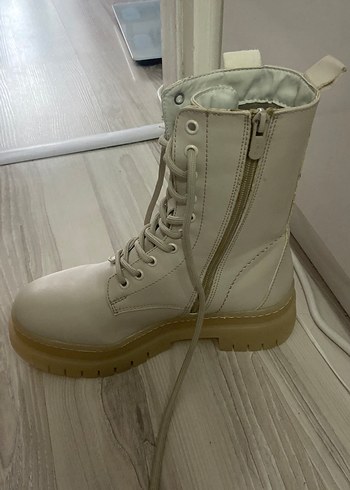 Bej Stiletto Topuklu Kadın Bot - Görsel 4