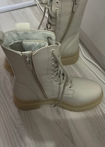 Bej Stiletto Topuklu Kadın Bot - Görsel 5