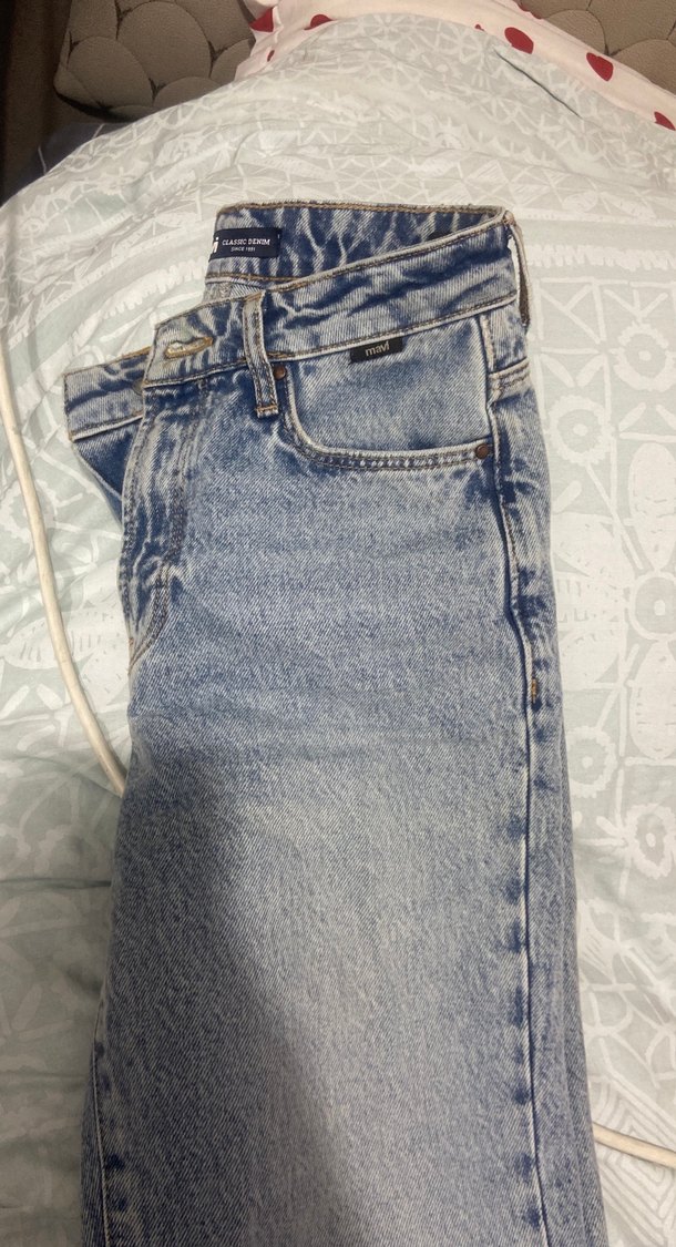 Mavi mom jean 32 beden - Görsel 4