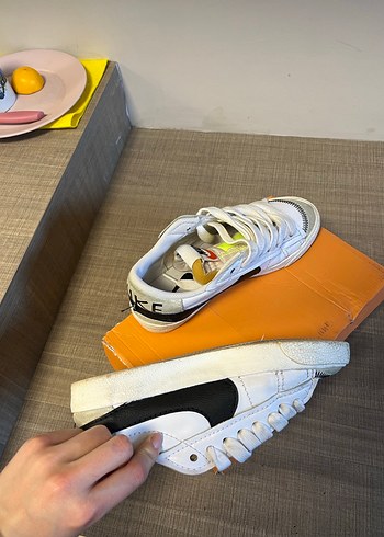 Nike Beyaz Kadın Spor Ayakkabı Velcro - Görsel 7