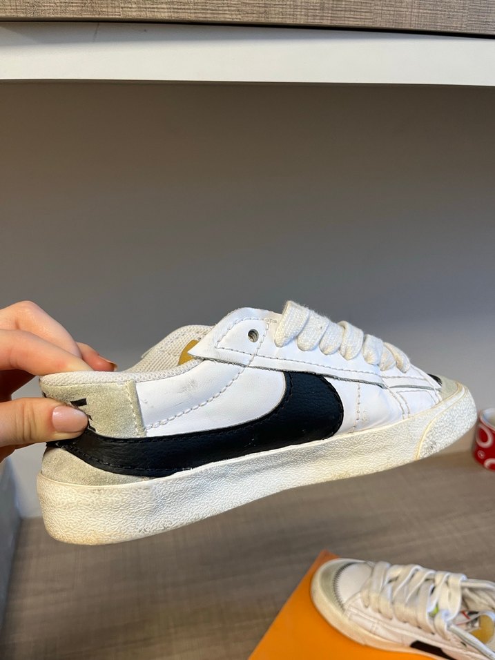 Nike Beyaz Kadın Spor Ayakkabı Velcro - Görsel 4