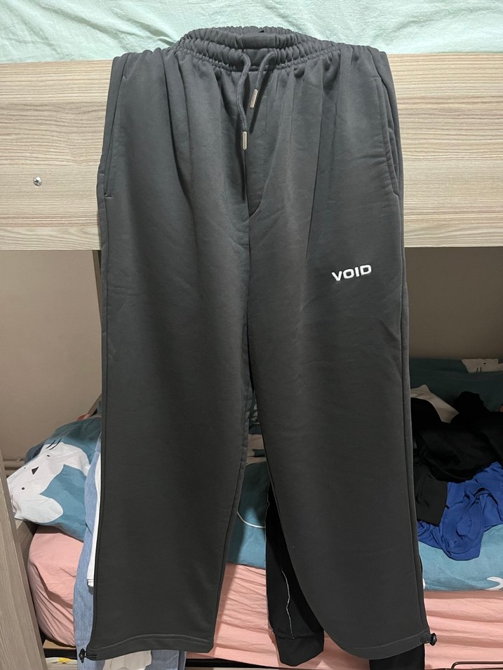 antrasit Oversize Nakışlı Kadın Eşofman Altı - Görsel 2