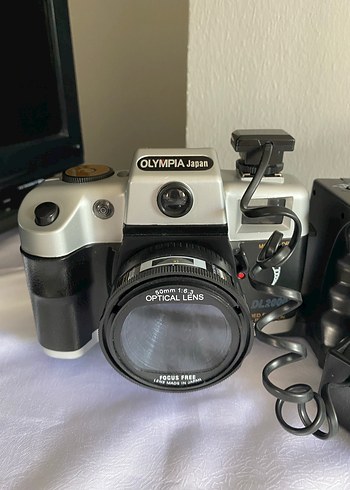 Olympus Gri Film Kamerası Motorlu Sürüm
