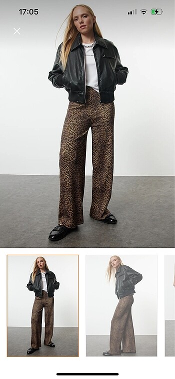 Milla leopar pantolon