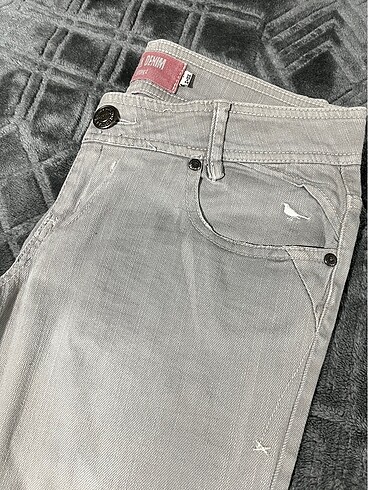 40 Beden gri Renk Jean Pantolon