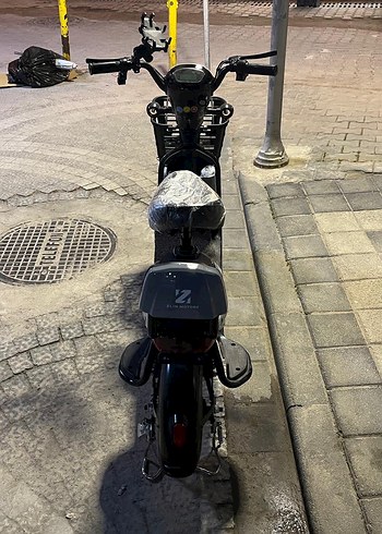 Gri Çocuk Scooterı Sepetli - Görsel 4