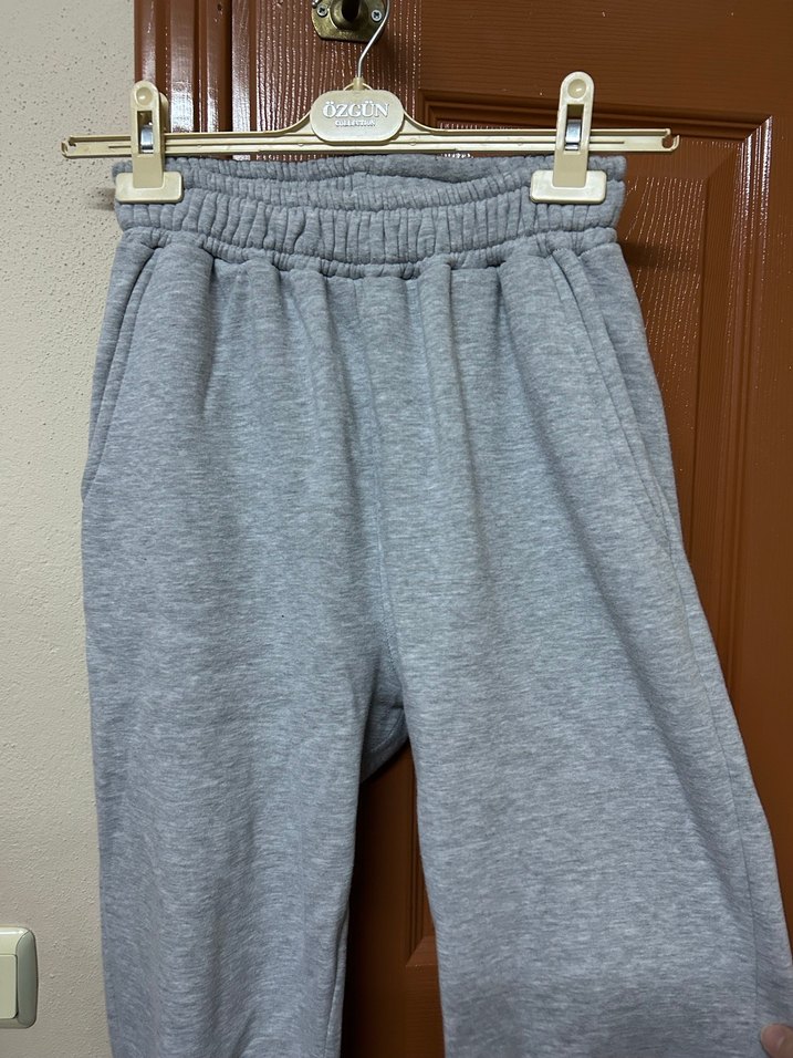 Gri Kadın Rahat Kesim Eşofman Altı - Görsel 2