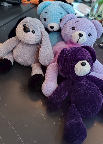 Renkli Peluş Oyuncak Ayılar ve Tavşan tanesi 450