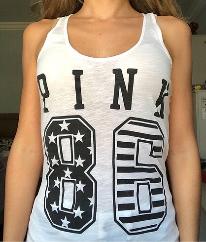 Victorias Secret Pink Beyaz Atlet